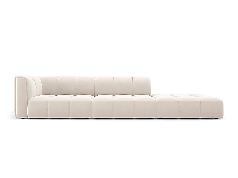 Milo Casa | Ecksofa Francesca Samt rechts 4-Sitzer günstig online kaufen