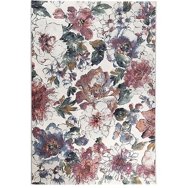 Steffensmeier Teppich Lauro - Blumen, Rechteckig, günstig online kaufen