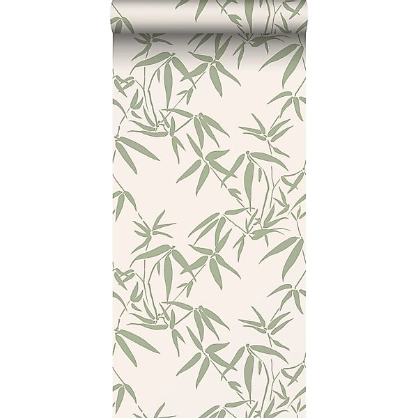 Sanders & Sanders Tapete Blätter Grün 50 x 900 cm günstig online kaufen