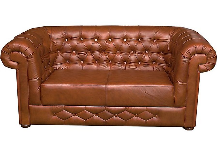 JVmoebel Sofa Chesterfield Couch Sofa Garnitur 3 Sitzer Polster Leder Sofas günstig online kaufen