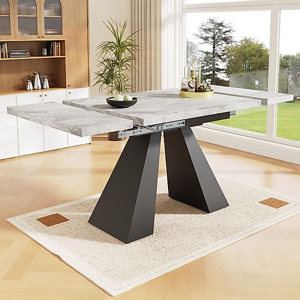 OKWISH Esstisch Langer Tisch,Moderne Esstisch,Teleskoptisch,Esstisch-Set (T günstig online kaufen