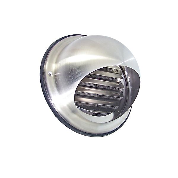 Häusler Edelstahl Abluftgitter LG-5010 Rund Rohranschluss DIN 100 Lüftungsg günstig online kaufen