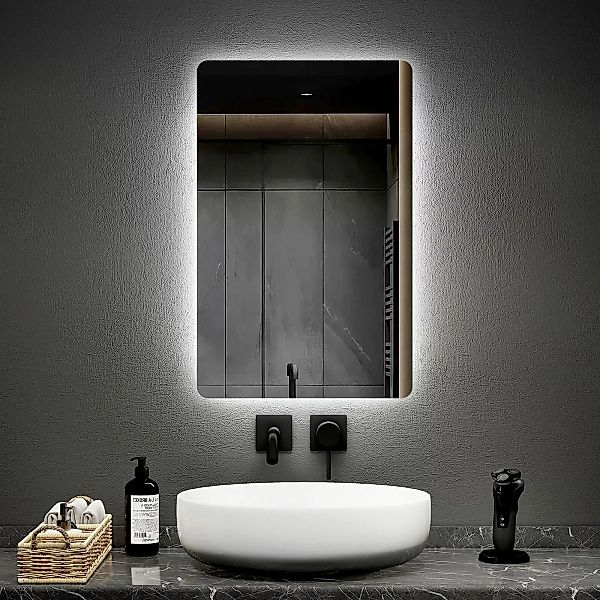 EMKE LED-Lichtspiegel Wandspiegel mit Beleuchtung LED günstig online kaufen