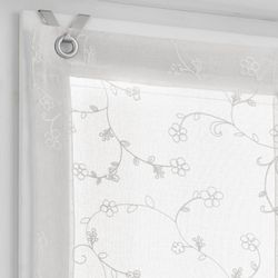 Kutti Raffrollo "Liv" mit Hakenaufhängung ohne Bohren halbtransparent, Poly günstig online kaufen