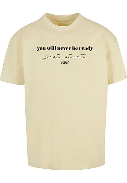 Merchcode T-Shirt Merchcode Herren Just Start Heavy Oversize Tee (1-tlg) günstig online kaufen