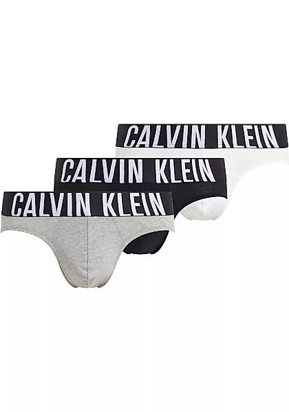 Calvin Klein 3-er Set Hip Briefs Schwarz, Grau & Weiß günstig online kaufen