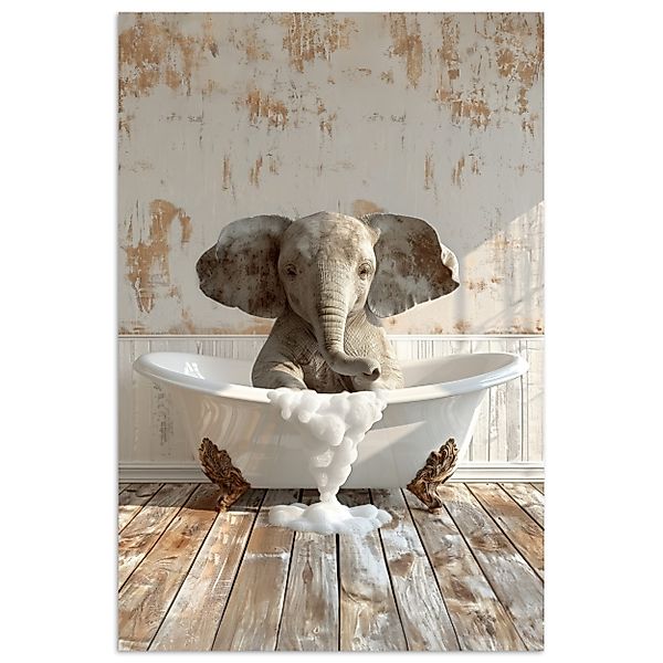 MuchoWow Poster Vintage - Elefant - günstig online kaufen