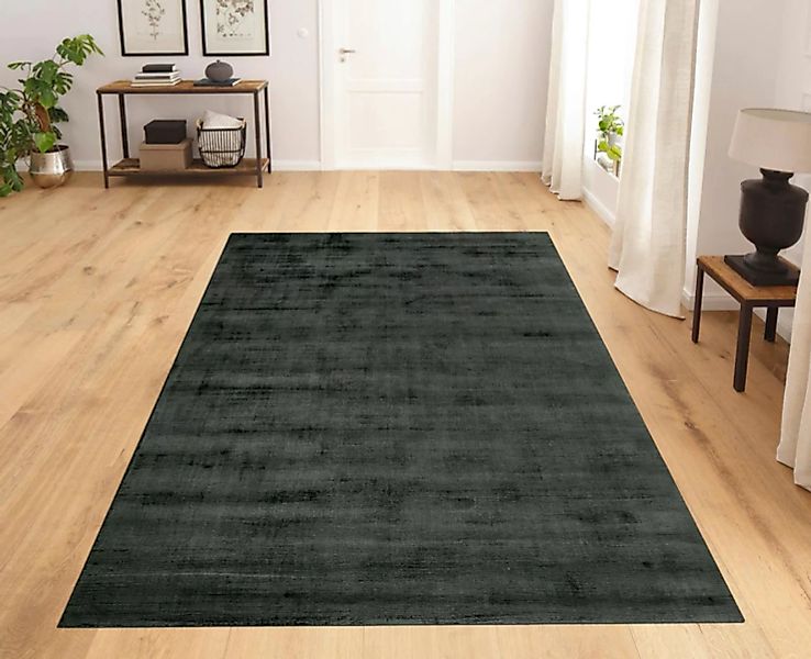 my home Teppich »Shirley, handgewebter Viskose-Teppich, farblich changieren günstig online kaufen