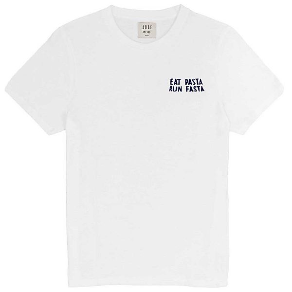 AqÜe Apparel Eat Pasta Kurzärmeliges T-shirt M White günstig online kaufen