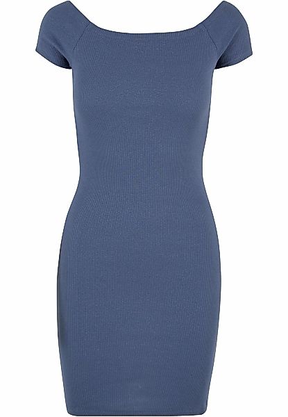 URBAN CLASSICS Shirtkleid "Urban Classics Damen Ladies Off Shoulder Rib Dre günstig online kaufen