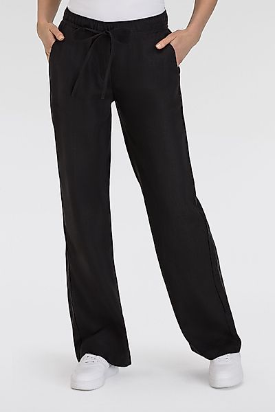 MAC Leinenhose CHIARA BELT Wide Fit, günstig online kaufen
