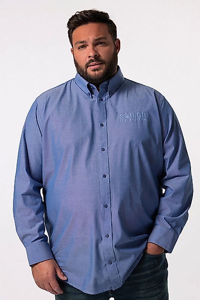 Men Plus Businesshemd Men+ Hemd Langarm Buttondown-Kragen Comfort Fit günstig online kaufen