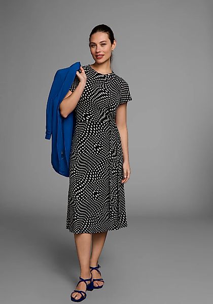HECHTER PARIS Druckkleid, mit Wickeldetail und Midiform günstig online kaufen