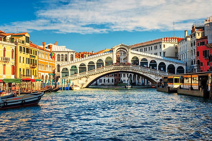 Papermoon Fototapete »Grand Canal and Rialto bridge« günstig online kaufen