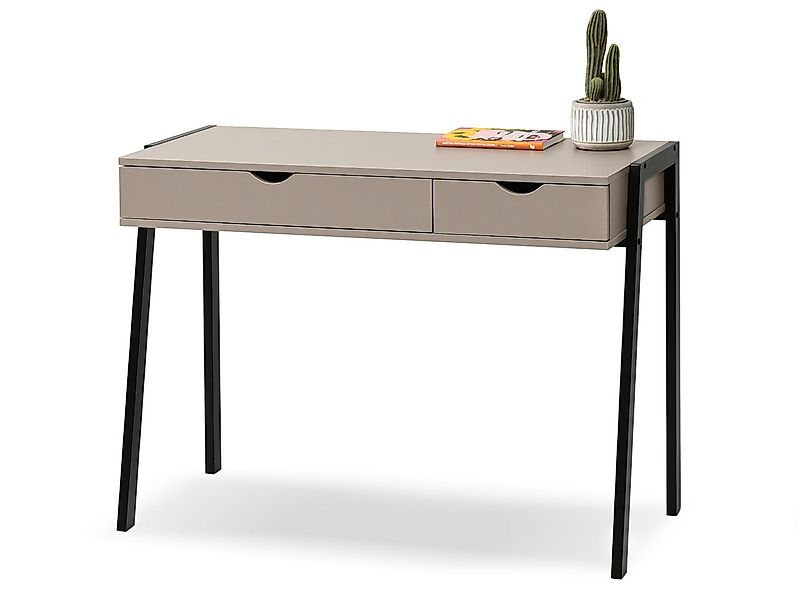 Compleo Schreibtisch mit 2 Schubladen, Modern und geräumig LUNDS günstig online kaufen