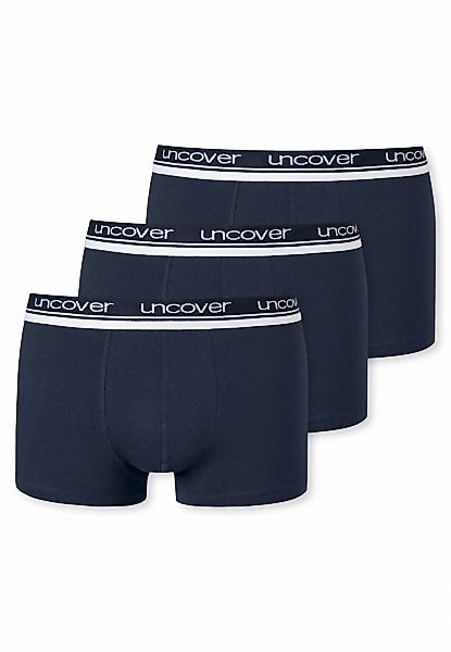 uncover by SCHIESSER Boxer "Uncover Cotton", Logo-Bund, elastisch, ohne Ein günstig online kaufen