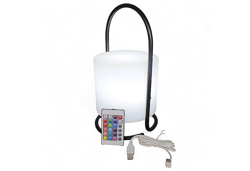 Arnusa LED Tischleuchte Kabellose Akku RGB Lampe PL408 Dekoleuchte 17x30 cm günstig online kaufen