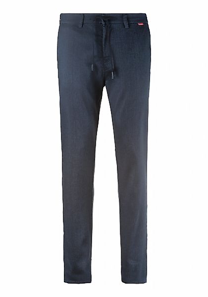 MAC Chinohose "Lennox Sport" Leinenstruktur günstig online kaufen