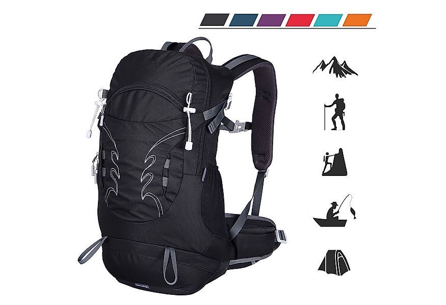 TAN.TOMI Wanderrucksack 30L Großer Wanderrucksack mit Rückenbelüftung, Wass günstig online kaufen