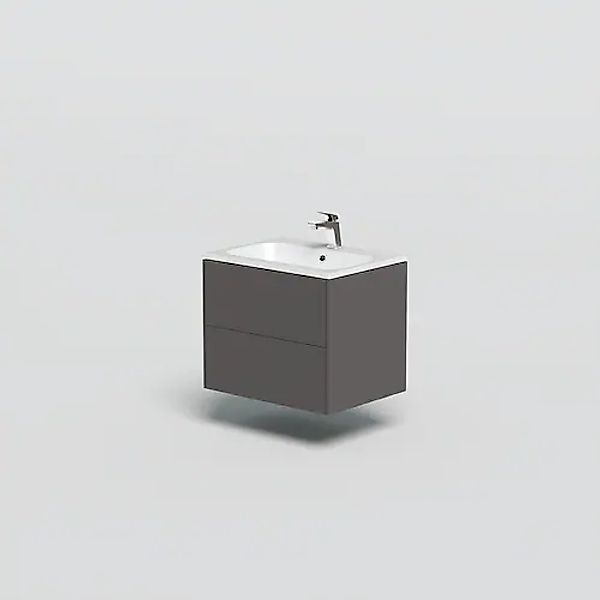 welltime Waschtisch »D-Line«, Badmöbel mit Keramik Waschbecken, Soft-Close- günstig online kaufen