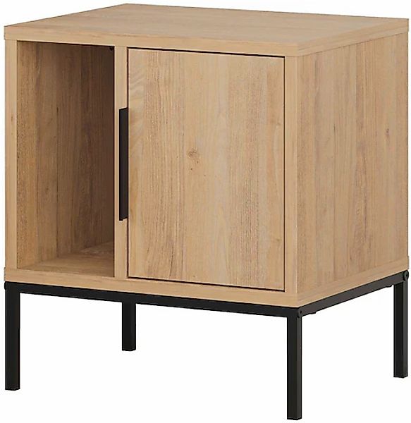 Decortie Nachttisch »GLYNN NACHTTISCH MIT U FEET«, (Packung, 1 St.), Leicht günstig online kaufen