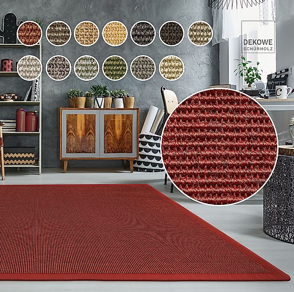 Dekowe Sisalteppich »Mara S2 mit Bordüre Spezial«, rechteckig, 5 mm Höhe, 1 günstig online kaufen