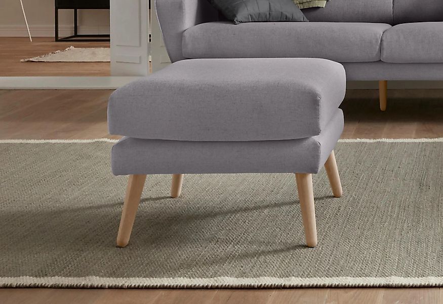 OTTO home Hocker "Bille" mit Eiche-Beinen, Design by Morten Georgsen günstig online kaufen