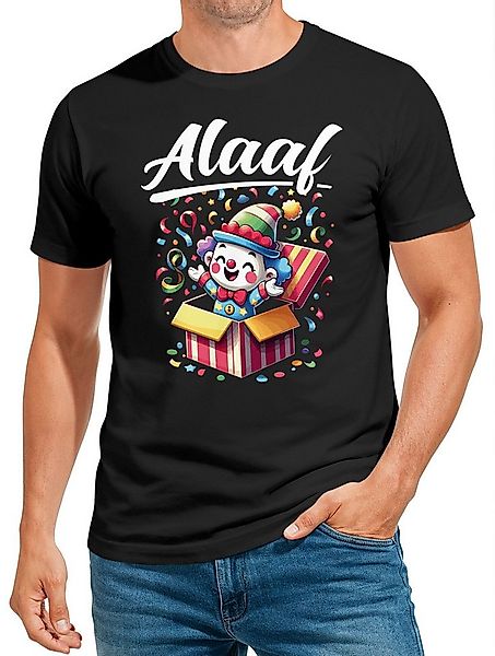 MoonWorks Print-Shirt Herren T-Shirt Fasching Karneval Kostüm-Ersatz Clown günstig online kaufen