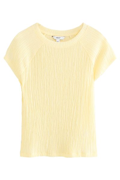 Next T-Shirt Strukturiertes Top mit kurzen günstig online kaufen