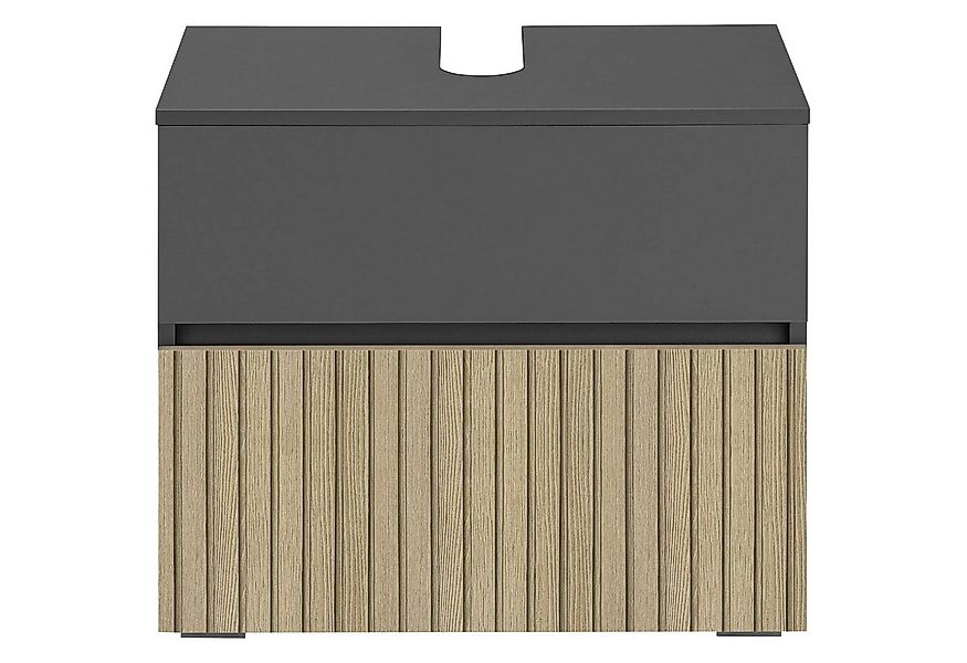 Home affaire Waschbeckenunterschrank Wisla Siphonausschnitt, Push-to-open-F günstig online kaufen