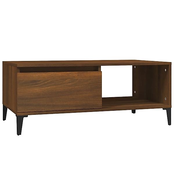 vidaXL Couchtisch Braun Eichen-Optik 90x50x36,5 cm Holzwerkstoff Modell 12 günstig online kaufen