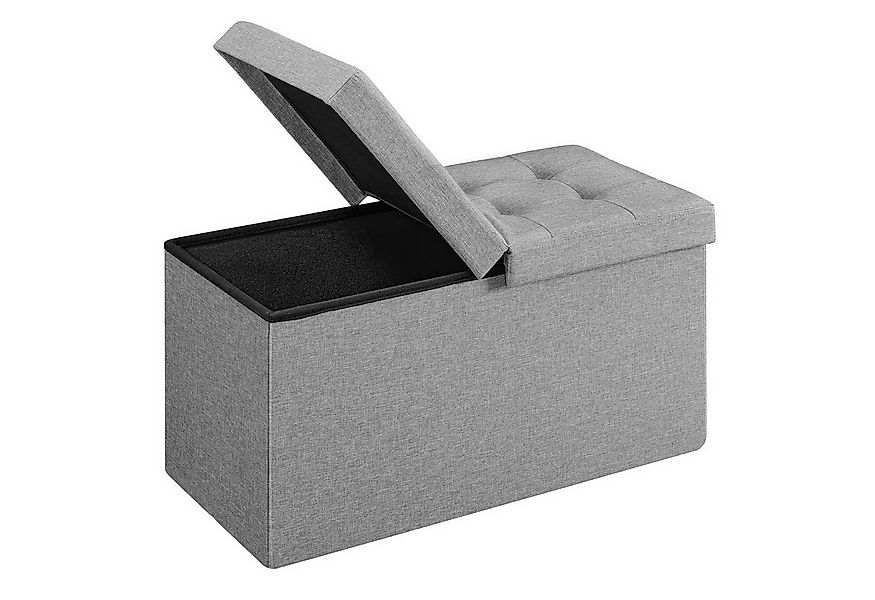 SONGMICS Sitzhocker sitzhocker, Sitzbank mit Stauraum, Sitztruhe mit Klappd günstig online kaufen