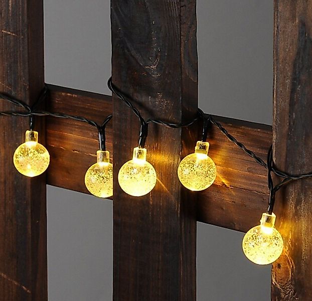 Salcar LED Solarleuchte 10m LED Solar Lichterkette 40er LED Kugel günstig online kaufen