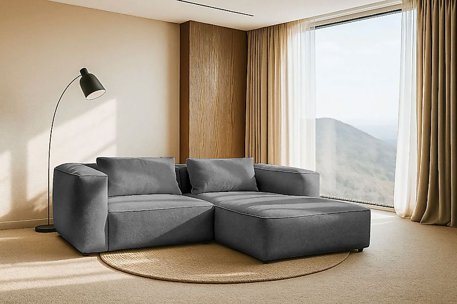 Home affaire Ecksofa "Tvinnet" Breite 228 cm, extra tiefe Sitzfläche, kubis günstig online kaufen