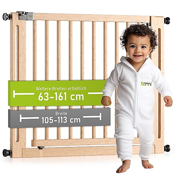 BOMI Türschutzgitter Kinderschutzgitter Miko 63-161 cm, günstig online kaufen