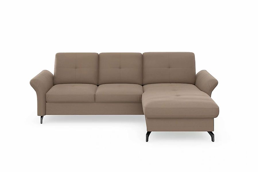 Places of Style Ecksofa "Calando L-Form", wahlweise mit Bettfunktion, Bettk günstig online kaufen