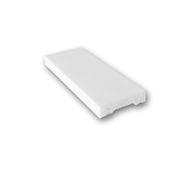 ORAC 1 MUSTERSTÜCK S-SX162-RAL9003 10 cm MUSTER Sockelleiste Fußleiste günstig online kaufen