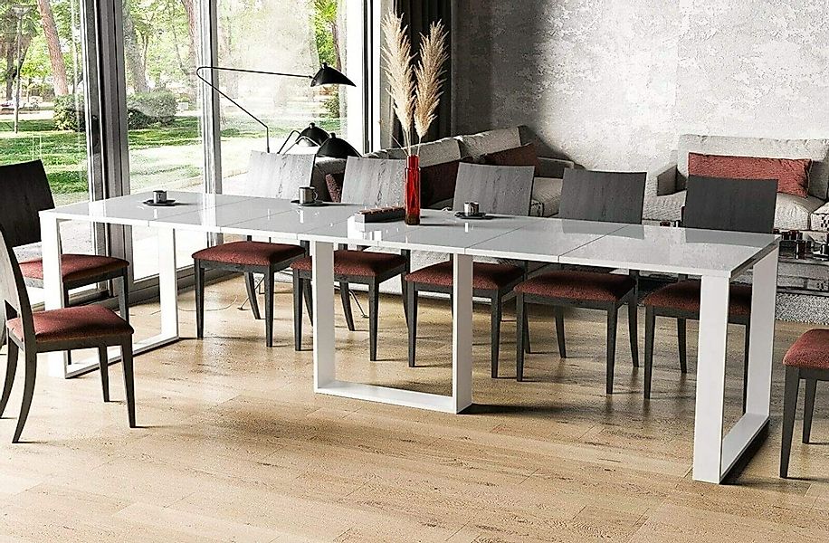 Endo-Moebel Esstisch Borys White 130cm - günstig online kaufen