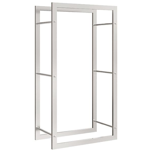vidaXL Kaminholzregal Brennholzregal 50x28x94 cm Edelstahl, günstig online kaufen