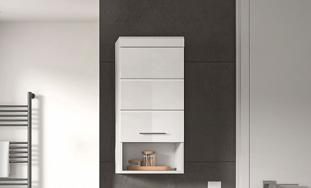 INOSIGN Hängeschrank »Siena, Breite 37cm, 1 Tür, 1 offenes Fächer, 1 Einleg günstig online kaufen