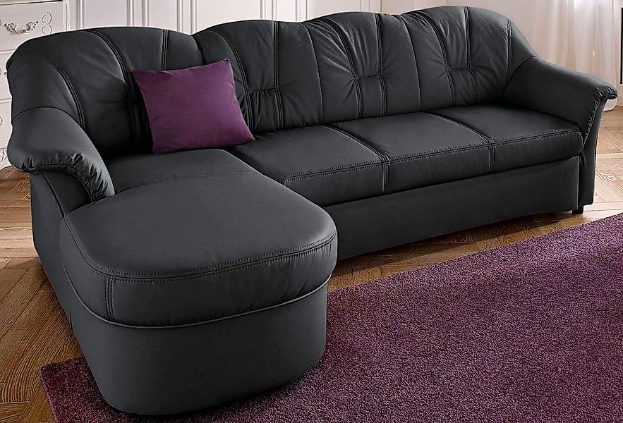 DOMO collection Ecksofa Flores Schlafsofa, B/T/H: 233/142/86 cm, L-Form, wa günstig online kaufen