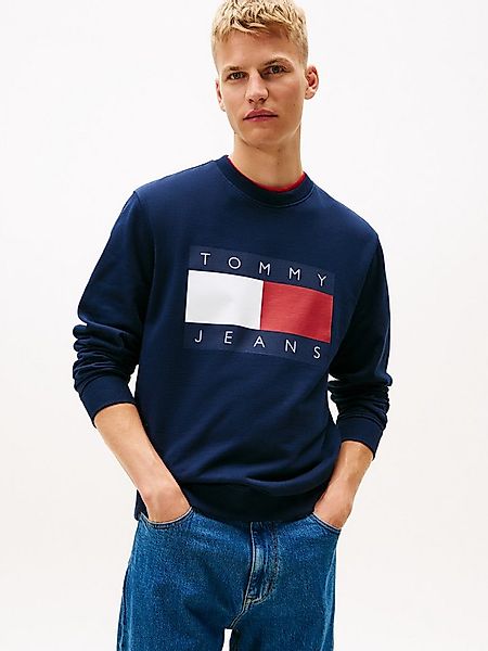 Tommy Jeans Sweatshirt TJM BIG FLAG CREWNECK regular fit günstig online kaufen