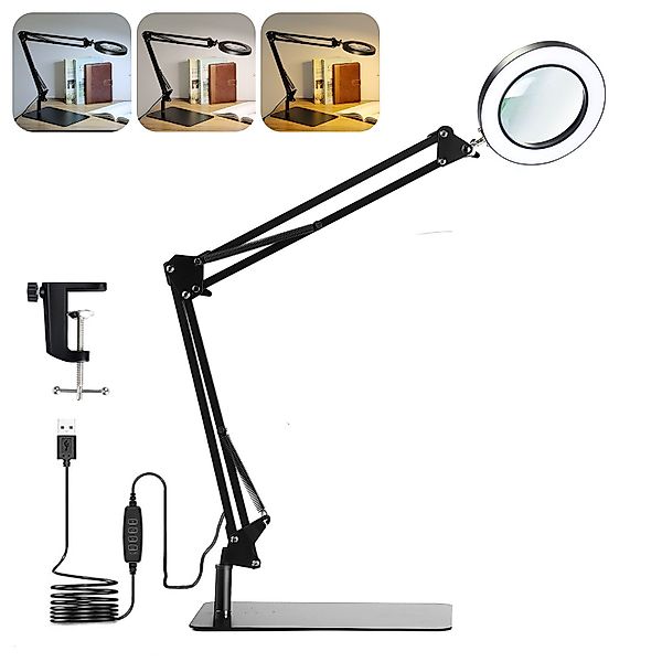 Insma Lupenlampe 10W Tischleuchte Lupe mit günstig online kaufen