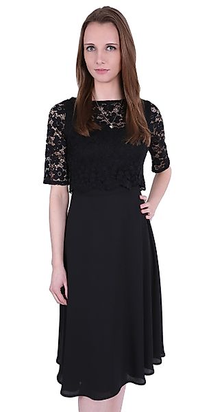 Sarcia.eu Spitzenkleid Schwarzes Midikleid mit Spitze günstig online kaufen