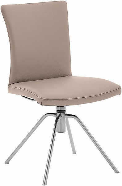 Musterring Polsterstuhl "Helmond 6700", (Packung), 1 St., Echtleder, Drehge günstig online kaufen