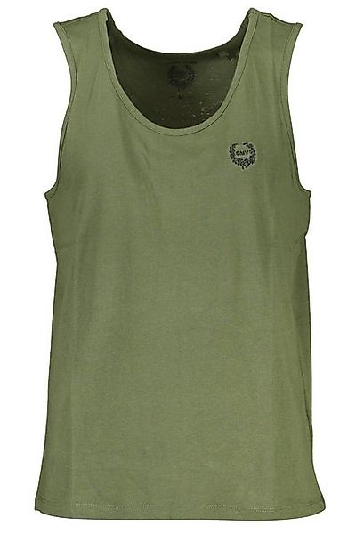 GIAN MARCO VENTURI T-Shirt Stylisches grünes Herren-Tanktop mit Stickerei u günstig online kaufen