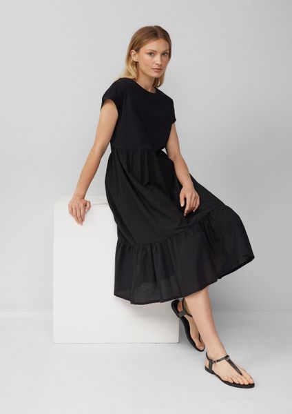 s.Oliver Midikleid Kleid Stufenkleid im Relaxed günstig online kaufen