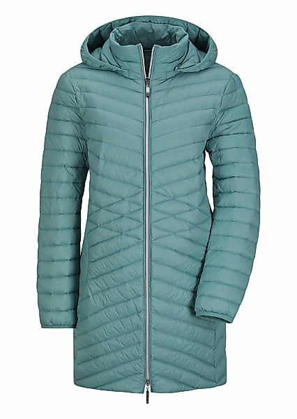 GOLDNER Winterjacke "Kurzgröße Gefütterter langer Mantel mit Kapuze" mit fe günstig online kaufen