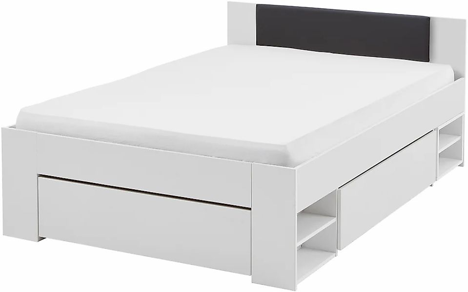 Relita Stauraumbett "Stefan mit großen Schubladen u. Nako auf Rollen" mit k günstig online kaufen