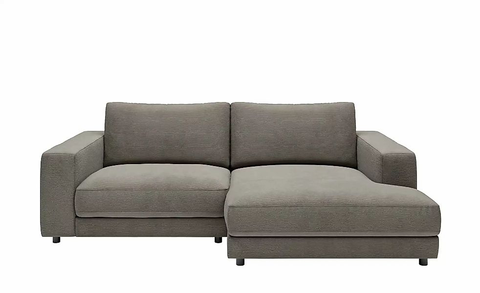 Jette Home Ecksofa in Feincord Sila ¦ grau ¦ Maße (cm): B: 250 H: 85 T: 170 günstig online kaufen